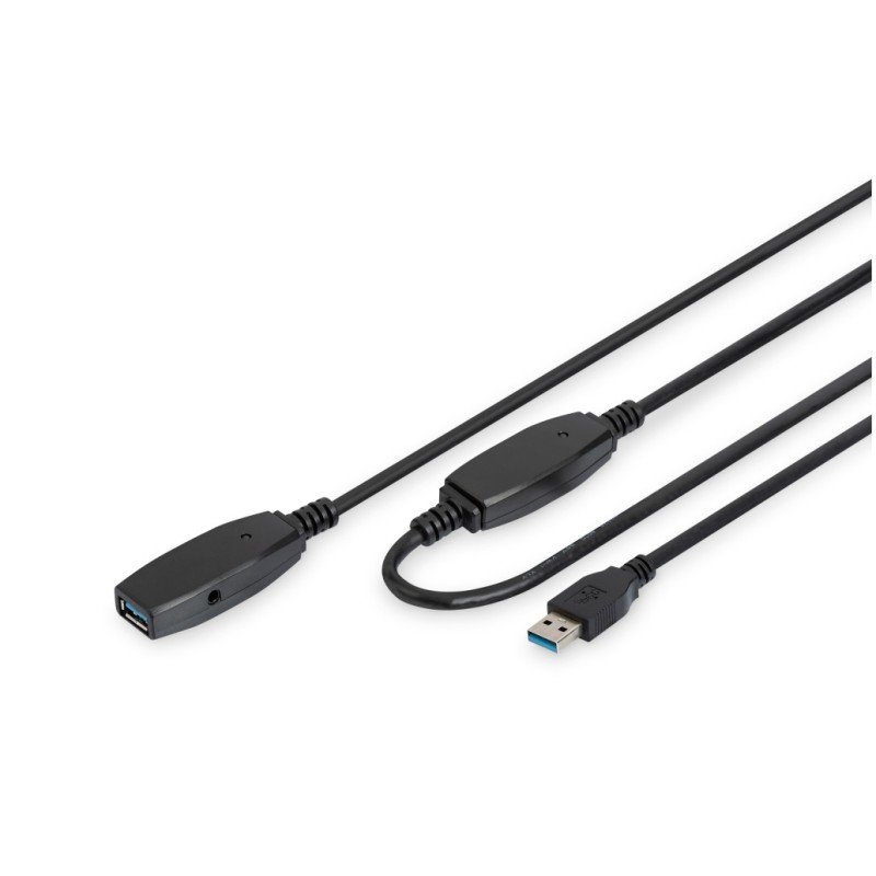 Kabel USB 3.0 ojačevalnik s kablom 10,00m - aktivni Digitus DA-73105 Digitus Kabel USB 3.0 ojačevalnik s kablom 10,00m - aktivni Digitus DA-73105