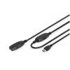 Kabel USB 3.0 ojačevalnik s kablom 10,00m - aktivni Digitus DA-73105 Digitus Kabel USB 3.0 ojačevalnik s kablom 10,00m - aktivni Digitus DA-73105