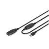 Kabel USB 3.0 ojačevalnik s kablom 10,00m - aktivni Digitus DA-73105 Digitus Kabel USB 3.0 ojačevalnik s kablom 10,00m - aktivni Digitus DA-73105