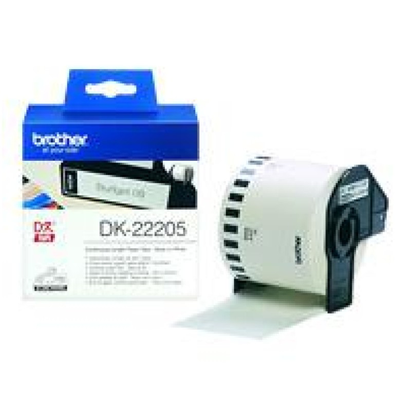ETIKETA Brother 30,48m x 62mm DK-22205 Brother ETIKETA Brother 30,48m x 62mm DK-22205