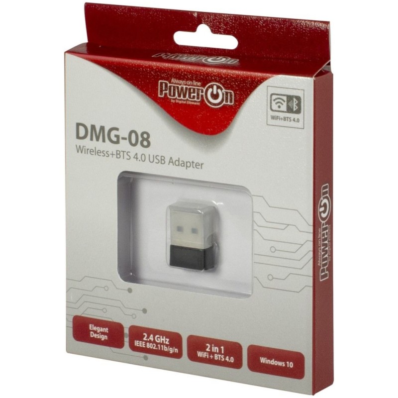 Brezžični mrežni adapter USB 2.0 Inter-Tech WiFi4 802.11n N150 150Mbit/s Nano BT 4.0 (88888150) Inter-Tech Brezžični mrežni adapter USB 2.0 Inter-Tech WiFi4 802.11n N150 150Mbit/s Nano BT 4.0 (88888150)