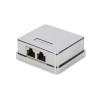 Vtičnica 2xRJ45 nadometna CAT.6A FTP Digitus Digitus Vtičnica 2xRJ45 nadometna CAT.6A FTP Digitus