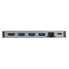 Priklopna postaja USB-C => Targus 3xUSB3.0 USB-C SD Čitalec HDMI ETH LAN RJ45 PD (100W) (DOCK414EU)