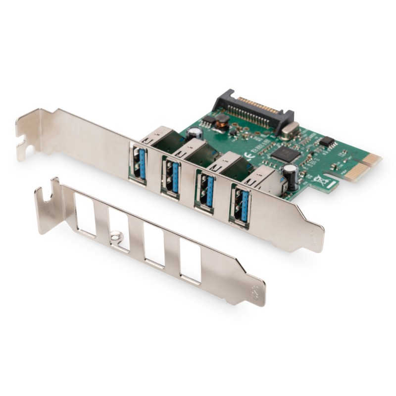 Kontroler PCI-Express => 4x USB 3.0 Digitus DS-30221 Digitus Kontroler PCI-Express => 4x USB 3.0 Digitus DS-30221