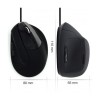 Miš Ewent USB optična Ergonomic Vertical 1800dpi črna (EW3157) Ewent Miš Ewent USB optična Ergonomic Vertical 1800dpi črna (EW3157)