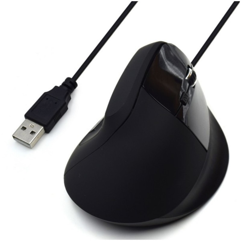 Miš Ewent USB optična Ergonomic Vertical 1800dpi črna (EW3157) Ewent Miš Ewent USB optična Ergonomic Vertical 1800dpi črna (EW3157)