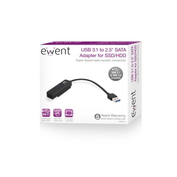 Adapter USB 3.0 => SATA Ewent EW7017 Adapter USB 3.0 => SATA Ewent EW7017