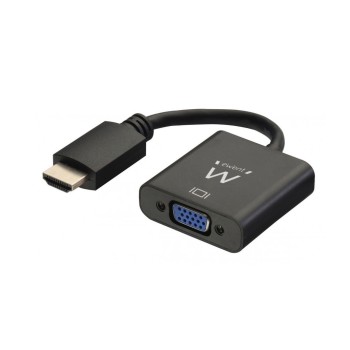 Adapter HDMI (m) => VGA (ž) 23cm Ewent EW9864 Adapter HDMI (m) => VGA (ž) 23cm Ewent EW9864