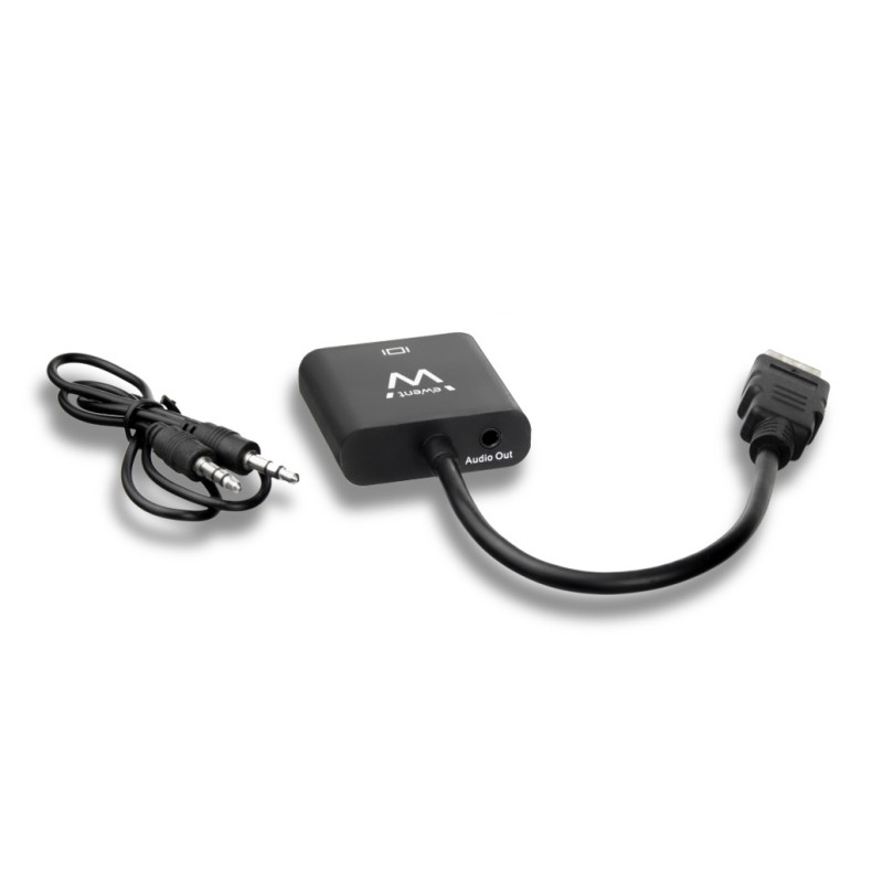 Adapter HDMI (m) => VGA (ž) 23cm Ewent EW9864 Ewent Adapter HDMI (m) => VGA (ž) 23cm Ewent EW9864
