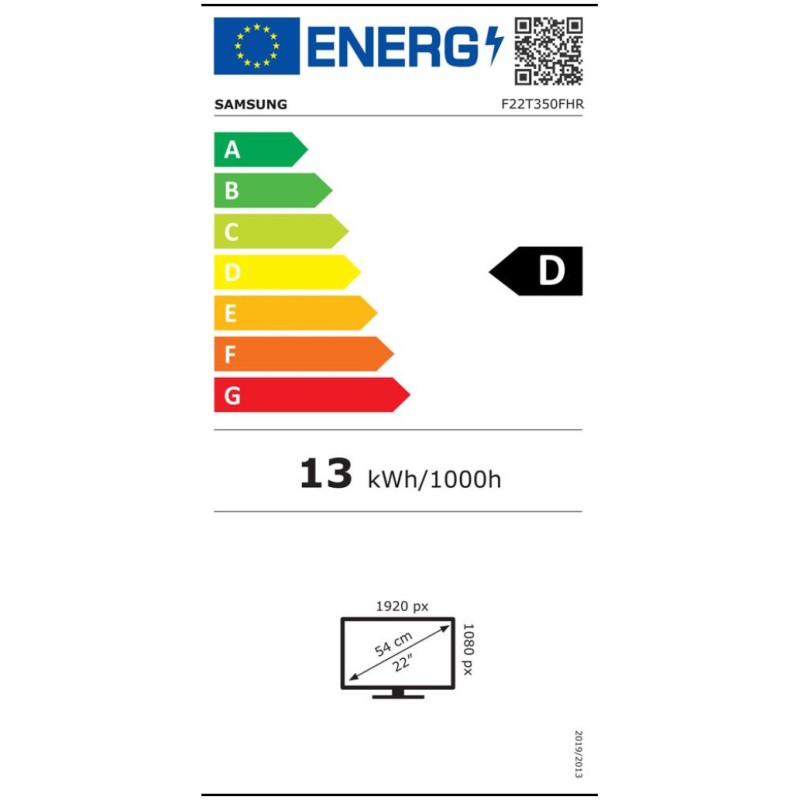 Monitor Samsung 54,6 cm (21,5) F22T350FHR 1920x1080 75Hz IPS 5ms VGA HDMI FreeSync SAMSUNG Monitor Samsung 54,6 cm (21,5) F22T350FHR 1920x1080 75Hz IPS 5ms VGA HDMI FreeSync