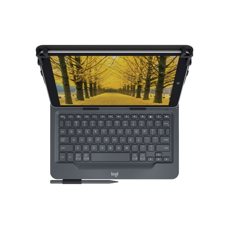 Ovitek za tablični računalnik 25,4cm (9/10,1) Tipkovnica BT Logitech Universal Folio za 9-10 tablice črna SLO gravura LOGITECH Ovitek za tablični računalnik 25,4cm (9/10,1) Tipkovnica BT Logitech Universal Folio za 9-10 tablice črna SLO gravura