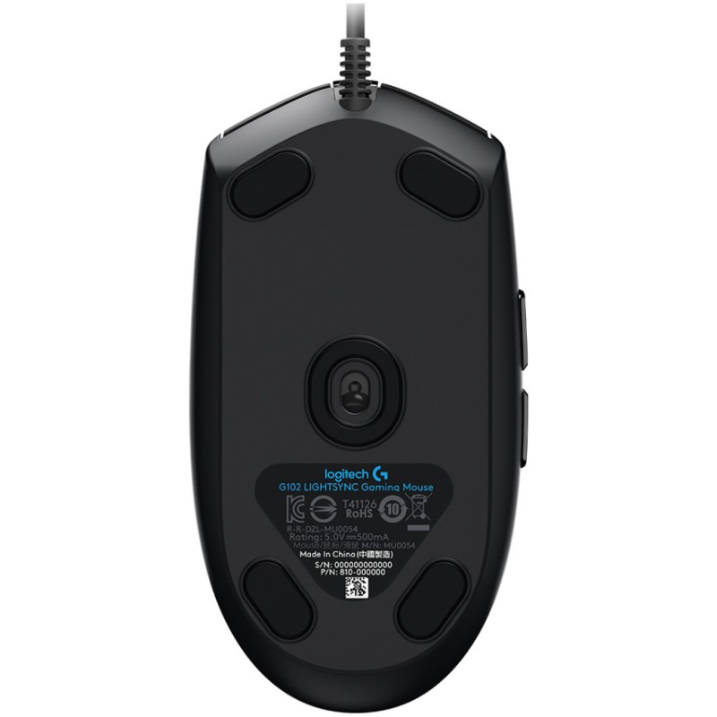 Miš Logitech USB optična Gaming G102 črna LightSync nano (910-005823) LOGITECH Miš Logitech USB optična Gaming G102 črna LightSync nano (910-005823)