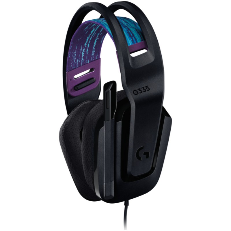 Slušalke žične naglavne 2x 3,5mm stereo Logitech G335 z mikrofonom - črna (981-000978) LOGITECH Slušalke žične naglavne 2x 3,5mm stereo Logitech G335 z mikrofonom - črna (981-000978)