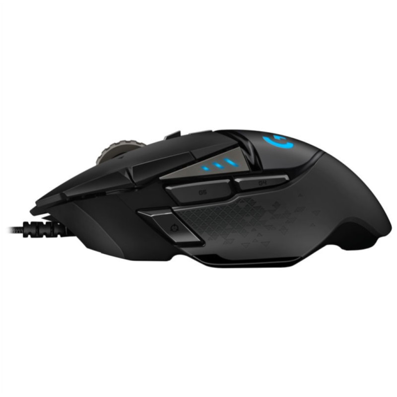Miš Logitech USB G502 optična gaming 11 gumbov 16000DPI RGB črna (910-005470) LOGITECH Miš Logitech USB G502 optična gaming 11 gumbov 16000DPI RGB črna (910-005470)
