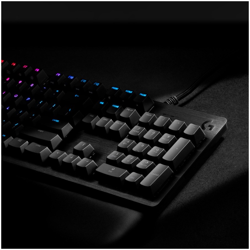 Gaming Tipkovnica Žična Logitech G513 karbon GX Blue (Clicky) US international | SLO gravura črna RGB (920-008934) LOGITECH Gaming Tipkovnica Žična Logitech G513 karbon GX Blue (Clicky) US international | SLO gravura črna RGB (920-008934)
