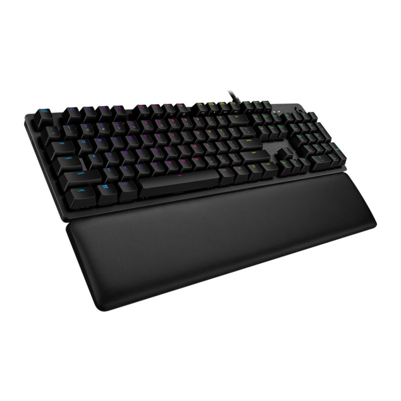 Gaming Tipkovnica Žična Logitech G513 karbon GX Blue (Clicky) US international | SLO gravura črna RGB (920-008934) LOGITECH Gaming Tipkovnica Žična Logitech G513 karbon GX Blue (Clicky) US international | SLO gravura črna RGB (920-008934)