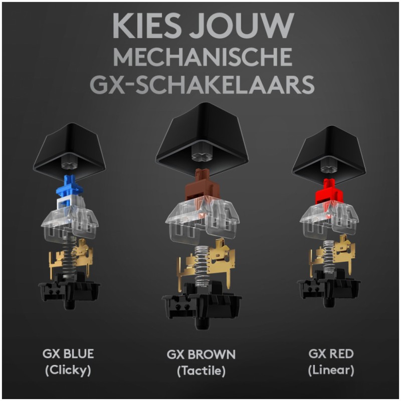 Gaming Tipkovnica Žična Logitech G513 karbon GX Blue (Clicky) US international | SLO gravura črna RGB (920-008934) LOGITECH Gaming Tipkovnica Žična Logitech G513 karbon GX Blue (Clicky) US international | SLO gravura črna RGB (920-008934)