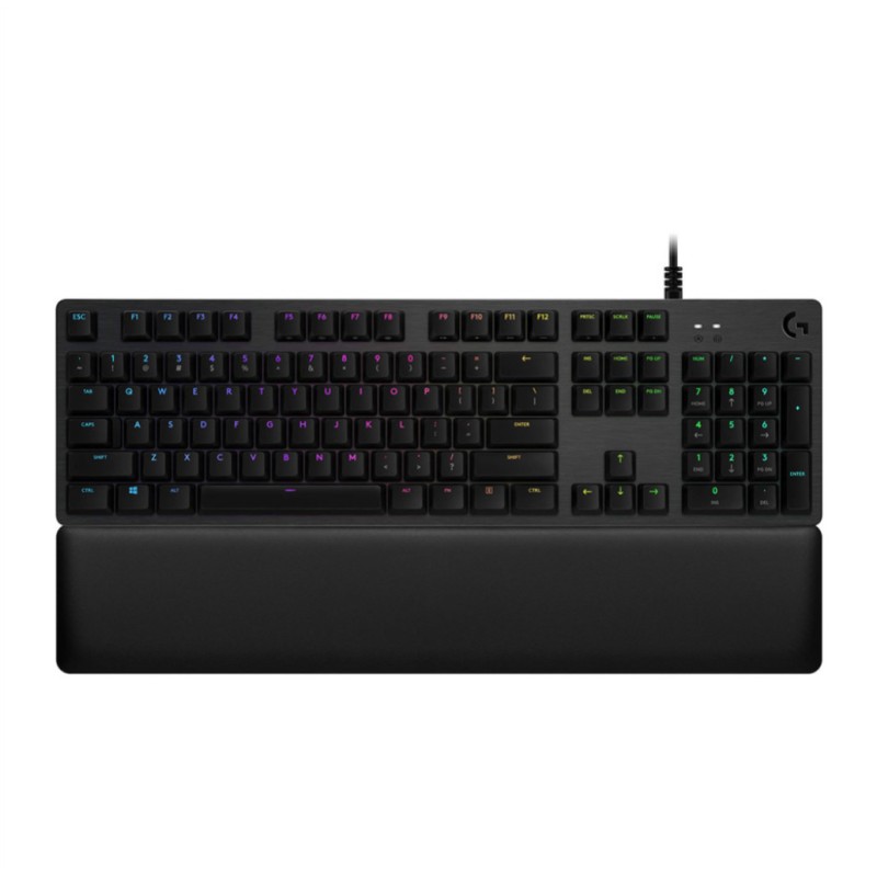 Gaming Tipkovnica Žična Logitech G513 karbon GX Blue (Clicky) US international | SLO gravura črna RGB (920-008934) LOGITECH Gaming Tipkovnica Žična Logitech G513 karbon GX Blue (Clicky) US international | SLO gravura črna RGB (920-008934)