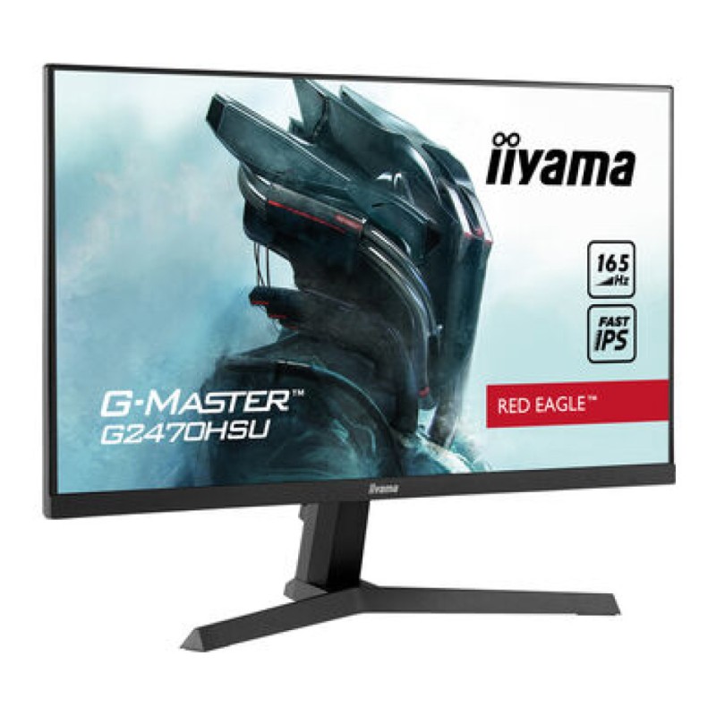 Monitor Iiyama 60,5 cm (23,8) GB2466HSU-B1 1920x1080 Curved Gaming 165Hz VA 1ms 2xHDMI DisplayPort 2xUSB2.0 HAS Zvočniki FreeSync Premium Iiyama Monitor Iiyama 60,5 cm (23,8) GB2466HSU-B1 1920x1080 Curved Gaming 165Hz VA 1ms 2xHDMI DisplayPort 2xUSB2.0 HAS Zvočniki FreeSync Premium