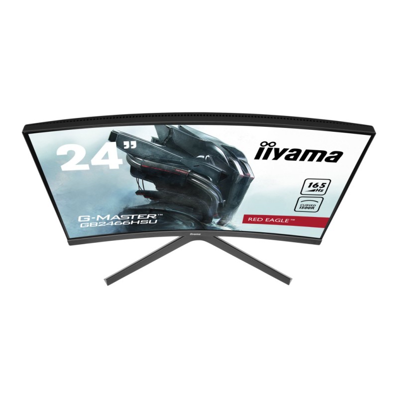 Monitor Iiyama 60,5 cm (23,8) GB2466HSU-B1 1920x1080 Curved Gaming 165Hz VA 1ms 2xHDMI DisplayPort 2xUSB2.0 HAS Zvočniki FreeSync Premium Iiyama Monitor Iiyama 60,5 cm (23,8) GB2466HSU-B1 1920x1080 Curved Gaming 165Hz VA 1ms 2xHDMI DisplayPort 2xUSB2.0 HAS Zvočniki FreeSync Premium