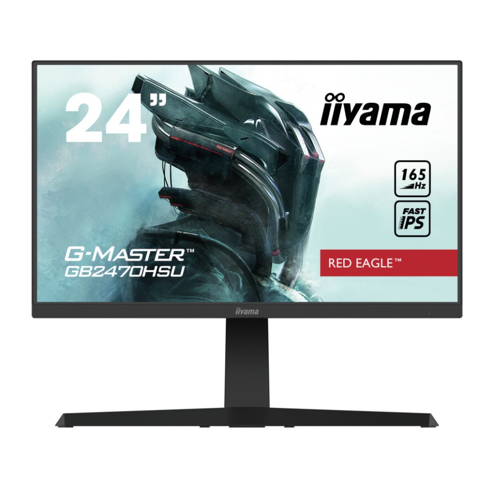 Monitor Iiyama 61 cm (24,0) GB2470HSU-B1 1920x1080 Gaming 165Hz IPS 0,8ms HDMI DisplayPort 2xUSB Pivot Zvočniki FreeSync Premium Iiyama Monitor Iiyama 61 cm (24,0) GB2470HSU-B1 1920x1080 Gaming 165Hz IPS 0,8ms HDMI DisplayPort 2xUSB Pivot Zvočniki FreeSync Premium