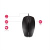 Miš Cherry Gentix optical žična  črna, USB za levičarje in desničarje (JM-0300-2)