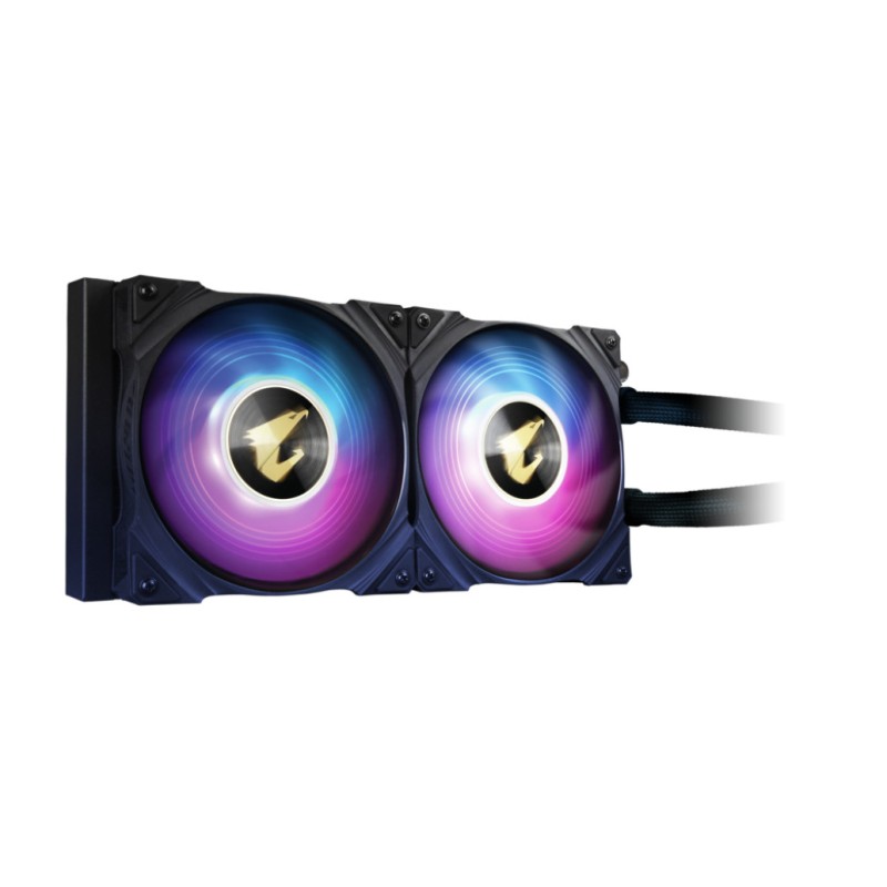 Vodno hlajenje Gigabyte AORUS WaterForce Cooler X240 - 240mm ARGB črna (GP-AWATERFORCEX240) GIGABYTE Vodno hlajenje Gigabyte AORUS WaterForce Cooler X240 - 240mm ARGB črna (GP-AWATERFORCEX240)