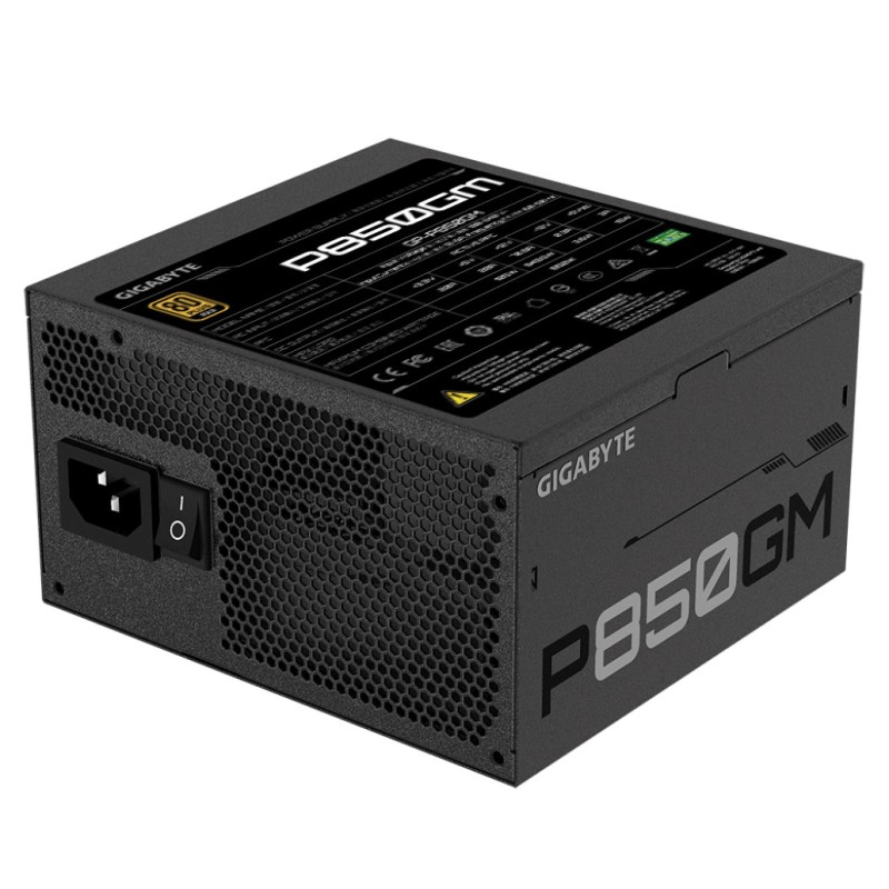 Napajalnik - 850W GigaByte 80Plus Gold 90% ATX12V 2.31 Modular 120mm črna (GP-P850GM) GIGABYTE Napajalnik - 850W GigaByte 80Plus Gold 90% ATX12V 2.31 Modular 120mm črna (GP-P850GM)