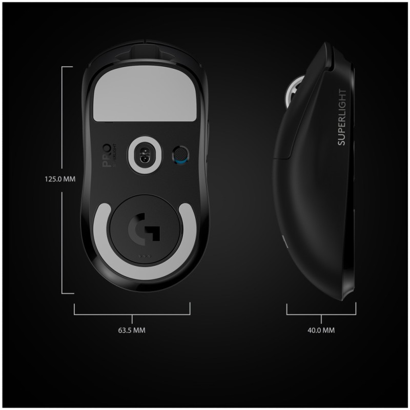 Miš Logitech Gaming Brezžična G PRO X Superlight črna (910-005880) LOGITECH Miš Logitech Gaming Brezžična G PRO X Superlight črna (910-005880)