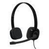 Slušalke Logitech 3.5 H151 stereo z mikrofonom - črne (981-000589)