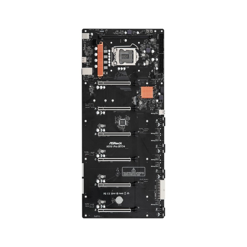 Osnovna plošča 1200 ASRock H510 Pro BTC+ Asrock Osnovna plošča 1200 ASRock H510 Pro BTC+
