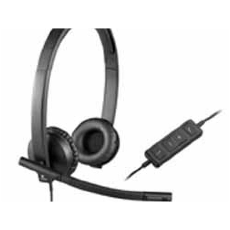 Slušalke Logitech USB H570e stereo z mikrofonom (981-000575) LOGITECH Slušalke Logitech USB H570e stereo z mikrofonom (981-000575)