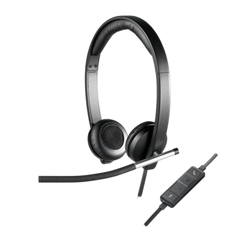 Slušalke Logitech USB H650e Headset stereo z mikrofonom (981-0005199) LOGITECH Slušalke Logitech USB H650e Headset stereo z mikrofonom (981-0005199)