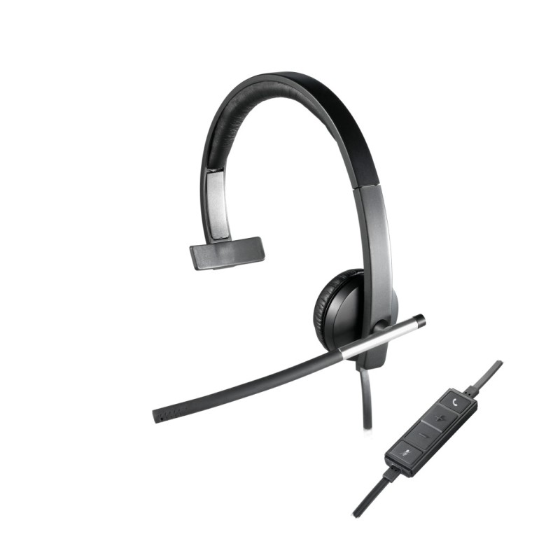 Slušalke Logitech USB H650e Headset mono z mikrofonom (981-000514) LOGITECH Slušalke Logitech USB H650e Headset mono z mikrofonom (981-000514)