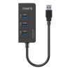 HUB USB 3.0 3portni 1x RJ45 Orico (HR01-U3-V1-BK-BP) Orico HUB USB 3.0 3portni 1x RJ45 Orico (HR01-U3-V1-BK-BP)
