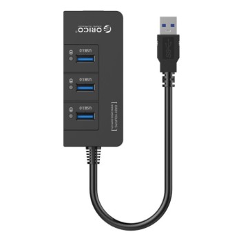HUB USB 3.0 3portni 1x RJ45 Orico (HR01-U3-V1-BK-BP) HUB USB 3.0 3portni 1x RJ45 Orico (HR01-U3-V1-BK-BP)