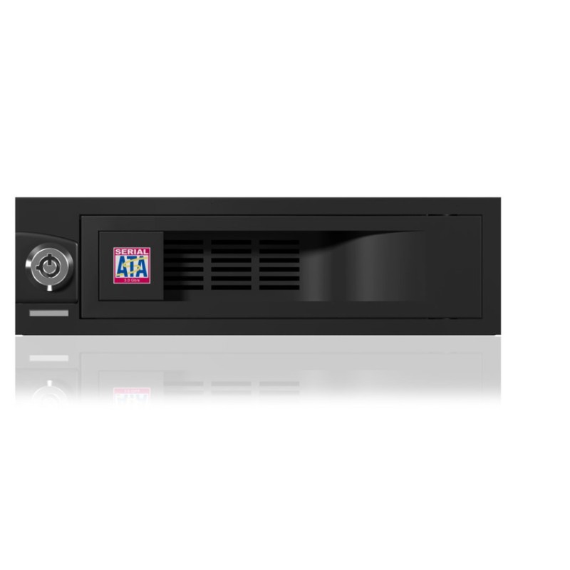 Ohišje za trdi disk 3,5 RACK izmenljivo Icybox IB-168SK-B 5,25 Icy Box Ohišje za trdi disk 3,5 RACK izmenljivo Icybox IB-168SK-B 5,25