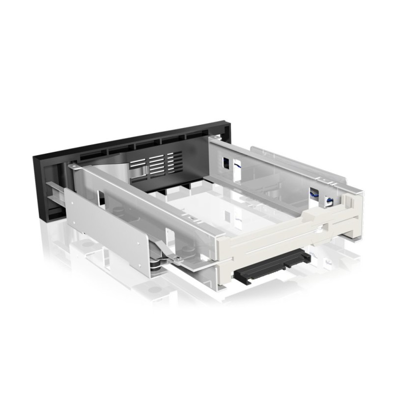 Ohišje za trdi disk 3,5 RACK izmenljivo Icybox IB-168SK-B 5,25 Icy Box Ohišje za trdi disk 3,5 RACK izmenljivo Icybox IB-168SK-B 5,25