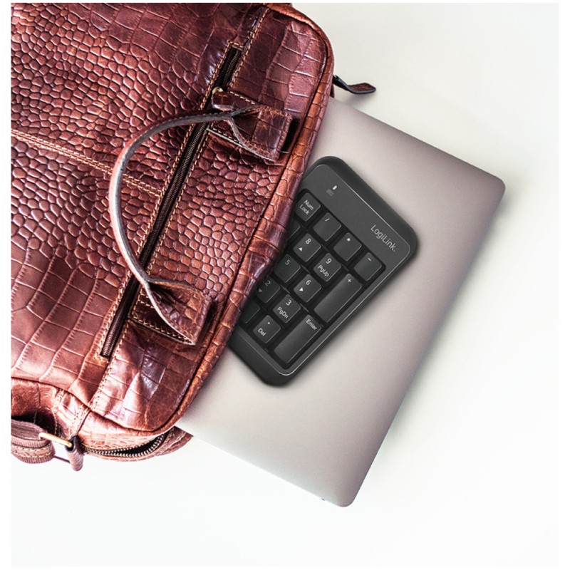 Tipkovnica LogiLink numerična, 17 gumbov brezžična Bluetooth V5.1 črna (ID0201) LOGILINK Tipkovnica LogiLink numerična, 17 gumbov brezžična Bluetooth V5.1 črna (ID0201)