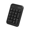 Tipkovnica LogiLink numerična, 17 gumbov brezžična Bluetooth V5.1 črna (ID0201)