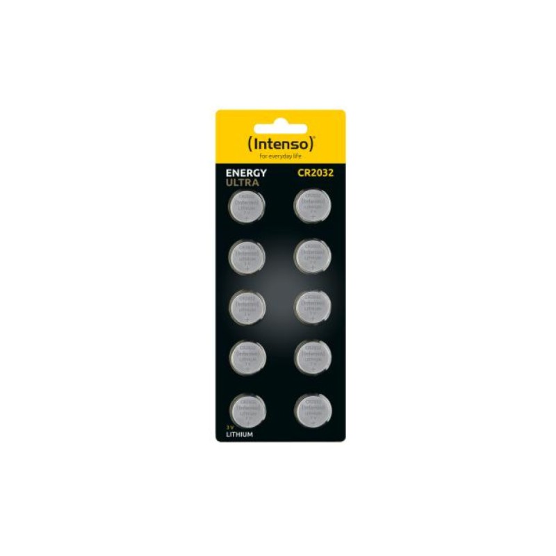 Baterija Litium CR2032 3V Intenso CR2032 10 kos (7502430) INTENSO Baterija Litium CR2032 3V Intenso CR2032 10 kos (7502430)