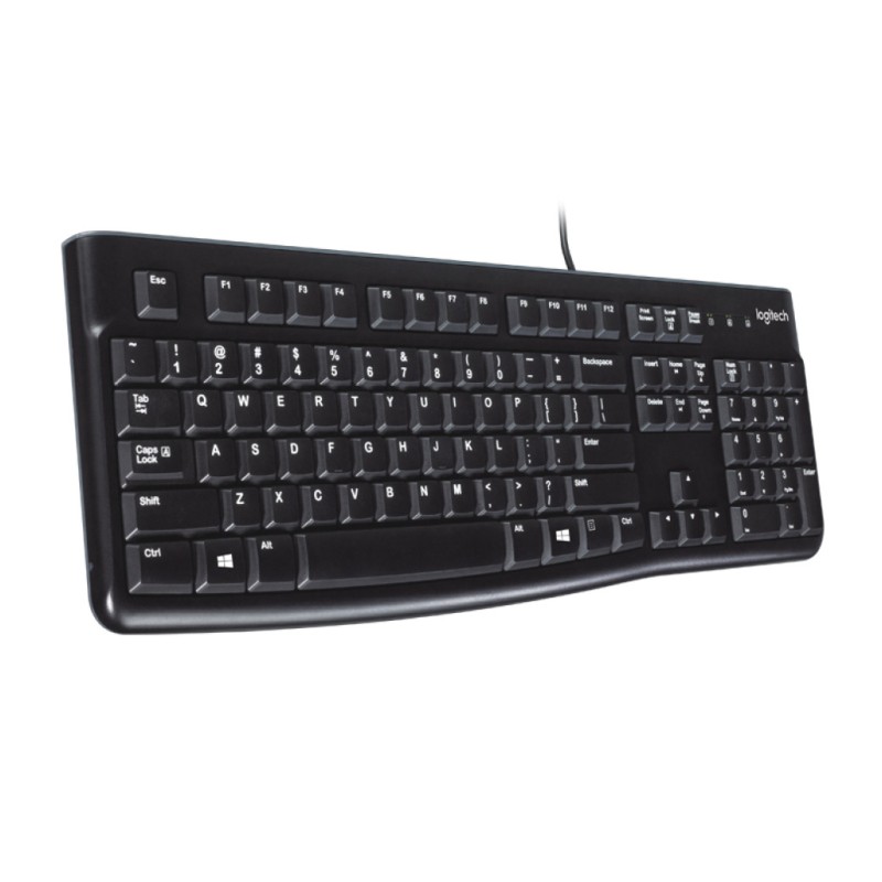 Tipkovnica Žična Logitech K120 SLO | Slovenski nabor znakov črna (920-002642) LOGITECH Tipkovnica Žična Logitech K120 SLO | Slovenski nabor znakov črna (920-002642)