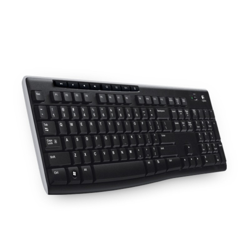 Tipkovnica brezžična Logitech K270 US international | SLO gravura črna (920-003738) LOGITECH Tipkovnica brezžična Logitech K270 US international | SLO gravura črna (920-003738)