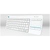 Tipkovnica brezžična Logitech K400 Plus US | bela + Touchpad (920-007128) LOGITECH Tipkovnica brezžična Logitech K400 Plus US | bela + Touchpad (920-007128)