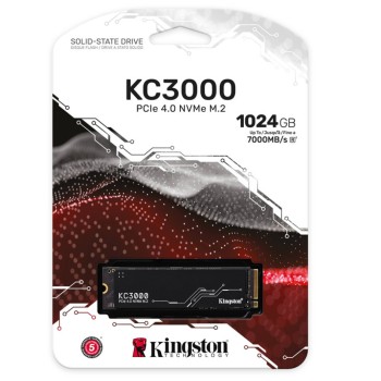 Disk SSD M.2 NVMe PCIe 4.0 1TB Kingston SKC3000S 2280 7000/6000MB/s (SKC3000S/1024G)
