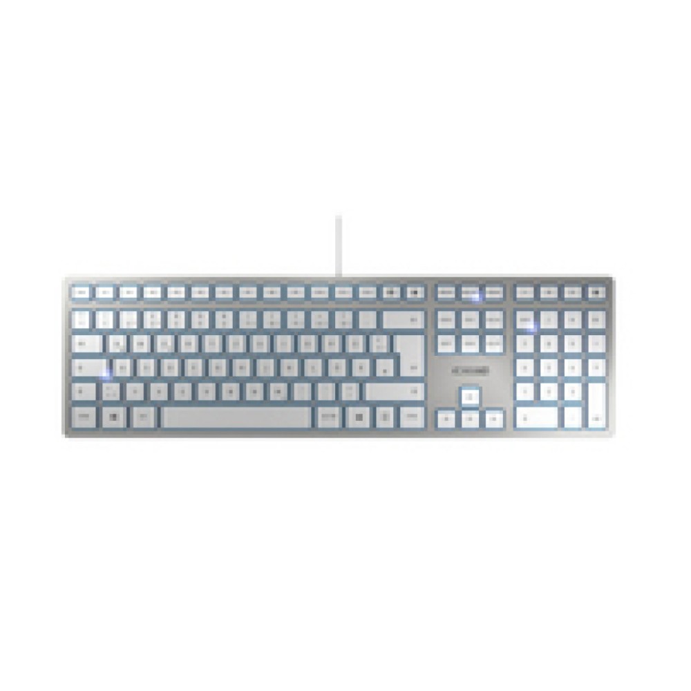 Tipkovnica Cherry USB KC6000 Slim UK Cherry SX stikala srebrna SLO gravura (JK-1600GB-1) Cherry Tipkovnica Cherry USB KC6000 Slim UK Cherry SX stikala srebrna SLO gravura (JK-1600GB-1)