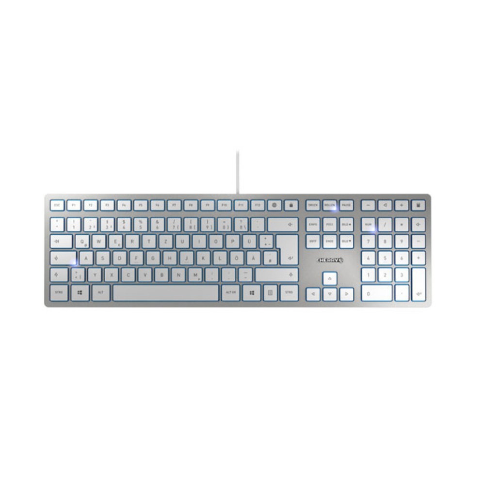 Tipkovnica Cherry USB KC6000 Slim UK Cherry SX stikala srebrna SLO gravura (JK-1600GB-1) Cherry Tipkovnica Cherry USB KC6000 Slim UK Cherry SX stikala srebrna SLO gravura (JK-1600GB-1)