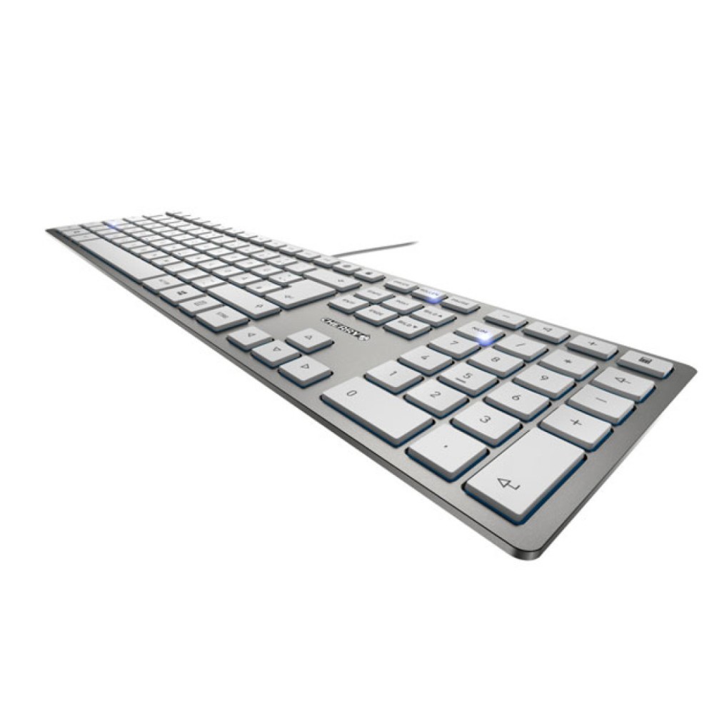 Tipkovnica Cherry USB KC6000 Slim UK Cherry SX stikala srebrna SLO gravura (JK-1600GB-1) Cherry Tipkovnica Cherry USB KC6000 Slim UK Cherry SX stikala srebrna SLO gravura (JK-1600GB-1)
