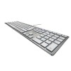 Tipkovnica Cherry USB KC6000 Slim UK Cherry SX stikala srebrna SLO gravura (JK-1600GB-1)