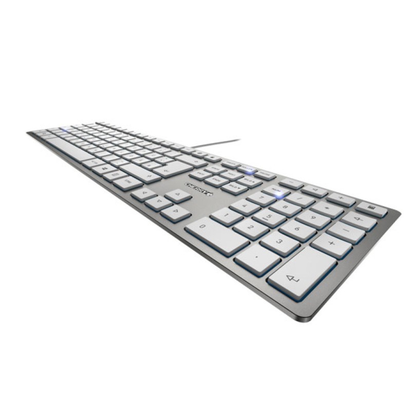 Tipkovnica Cherry USB KC6000 Slim UK Cherry SX stikala srebrna SLO gravura (JK-1600GB-1) Cherry Tipkovnica Cherry USB KC6000 Slim UK Cherry SX stikala srebrna SLO gravura (JK-1600GB-1)